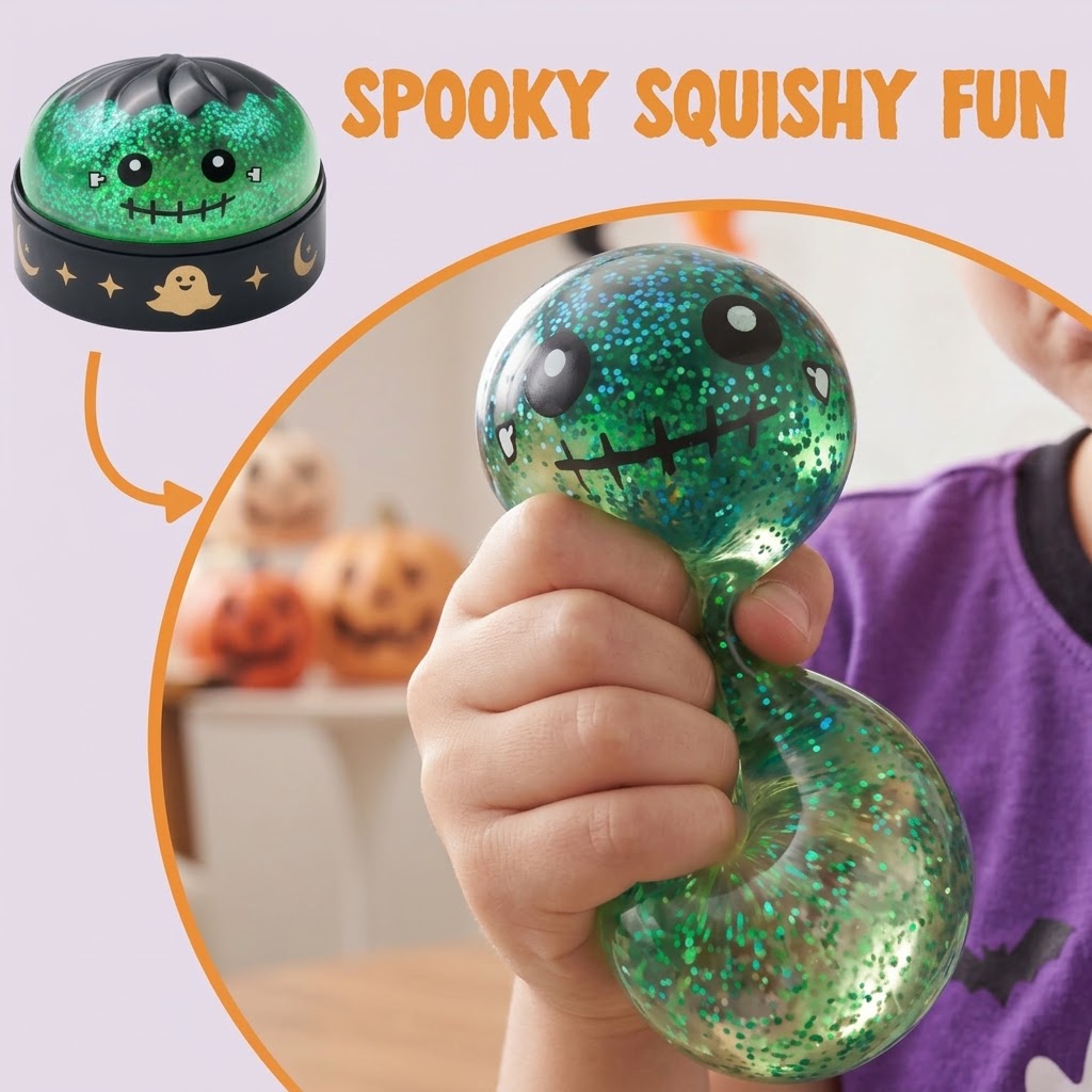 Halloween Dumpling Squishy Toy – Slow Rising Stress Relief