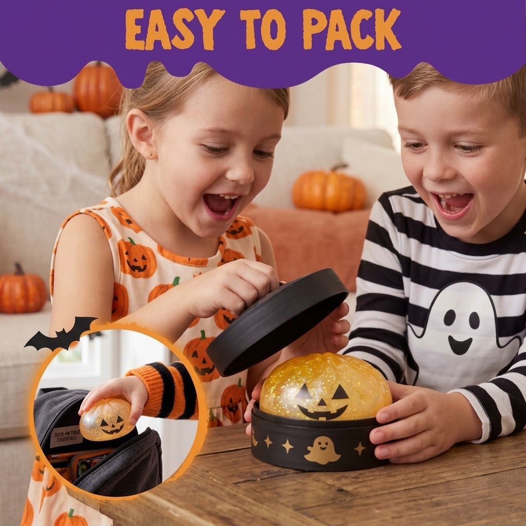Halloween Dumpling Squishy Toy – Slow Rising Stress Relief